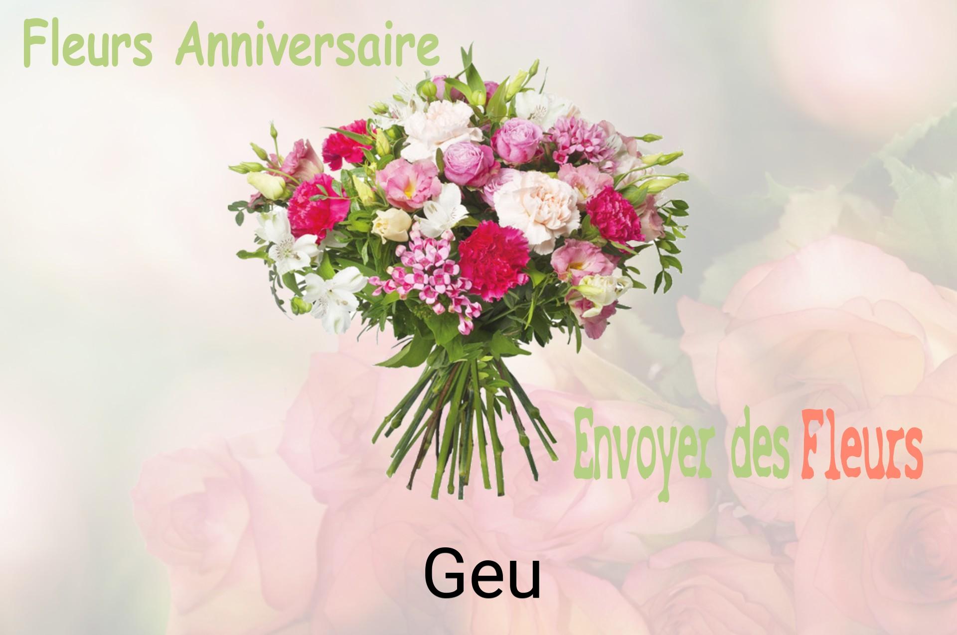 Bouquet de fleurs d’anniversaire livré à Geu